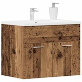 thumbnail of vidaXL Waschbeckenunterschrank Altholz-Optik 60x38,5x46 cm