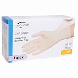 thumbnail of Hygostar Einmalhandschuhe, Latex, ungepudert, Größe XL, weiß, 100 Stück