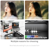 thumbnail of Caméscope Numérique 4K Vision Nocturne Couleur Écran 3 Pouces WiFi Zoom Puissant YONIS