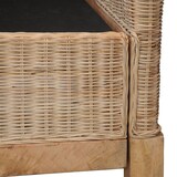 thumbnail of vidaXL 2-Sitzer-Sofa mit Auflagen Natur Rattan