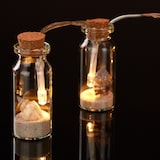 thumbnail of Relaxdays Mini Glasflaschen mit Korken, 72er Set, kleine Glasfläschchen zum Befüllen, 10ml, Deko Fläschchen, transparent