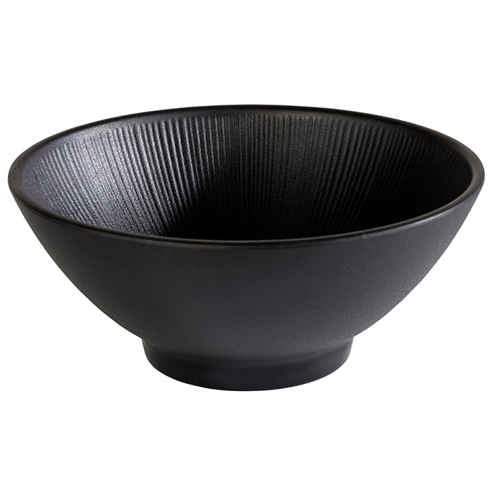 APS kom, melamine, Ø 19 cm, rond, zwart