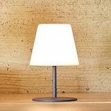 thumbnail of Lumisky Lampe de table sans fil TWINS Gris H16cm Acier Gris