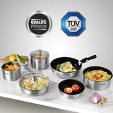 thumbnail of Batterie De Cuisine Inox Anti Adhésif 10 Pcs Tfi Flex10 Ix De Kitchencook