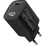thumbnail of InLine® USB PD Netzteil, GaN Ladegerät, 1-Port, USB-C, 45W, mit Display