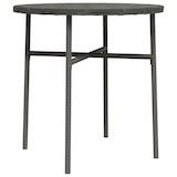 thumbnail of vidaXL Beistelltisch Grau 45 cm Poly Rattan