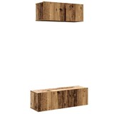 thumbnail of vidaXL 2-tlg. TV-Schrank-Set Wandmontage Altholz-Optik Holzwerkstoff