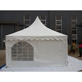 thumbnail of Gazebo Tenda Pagoda 5×5 m Telo PVC 650 g Pareti Laterali Incluse Uso Pubblico