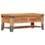 thumbnail of Table basse 110x52x45 cm Bois d'acacia solide Modèle Atlas Master Vintage