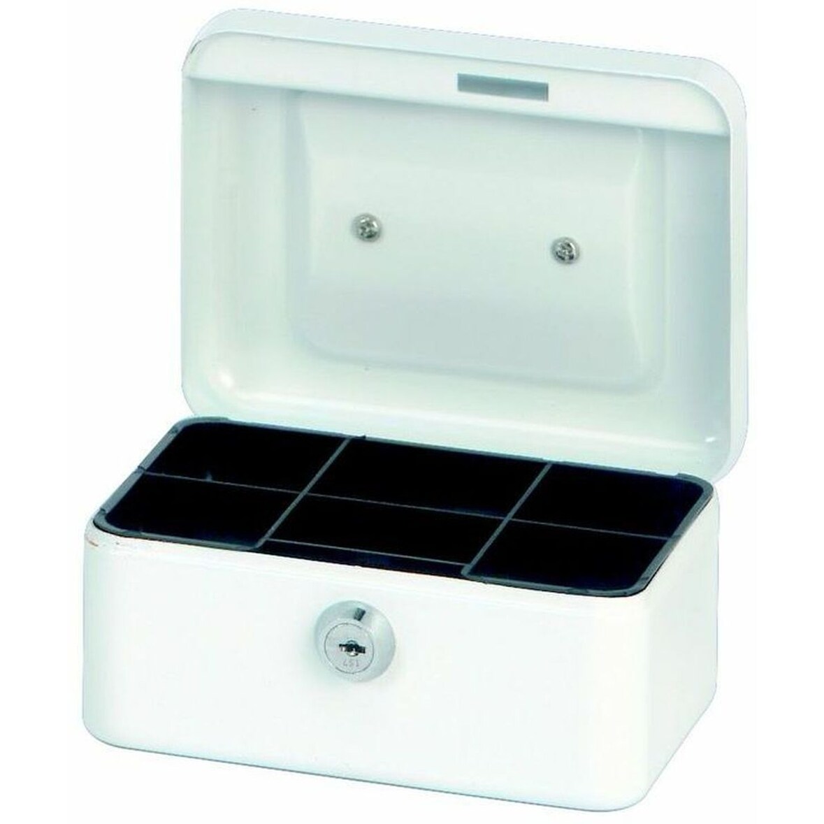 Geldkassette 1 15,2x12,5x8,1cm weiß