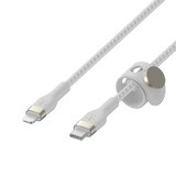 thumbnail of Belkin PRO Flex Lightning/USB-C,bis 15W, Apple zert.,2m, weiß