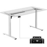 thumbnail of ONKRON Elektrisches Tischgestell höhenverstellbar 120-170 cm, bis 70 kg, Steh-Sitz Schreibtisch, WDF221E-W Weiß