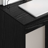thumbnail of vidaXL Bureau Anders Zwart eiken 60 x 40 x 76 cm Bewerkt hout