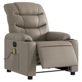 thumbnail of vidaXL Massagesessel Elektrisch Cappuccino-Braun Kunstleder