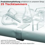 thumbnail of 25 Stück Tischklammern glasklar extrastark & bombenfest
