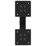 thumbnail of vidaXL Couchtischbeine X-Form 2 Stk. Schwarz 38x(42-43) cm Stahl