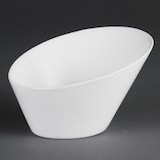 thumbnail of Olympia Whiteware ovale hellende kommen 13,3x15,4cm