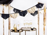 thumbnail of Girlande gold schwarz
