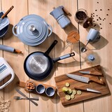 thumbnail of BERGNER - Set mit 3 Bratpfannen Ø18/20/24cm aus gepresstem Aluminium, rot, mit abnehmbarem Griff mit Stempel-Kaffeemaschine aus Borosilikatglas