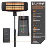 thumbnail of Brandson Wickeltisch Heizstrahler mit Fernbedienung 3 Stufen & Heizelemente / Wickeltischheizstrahler