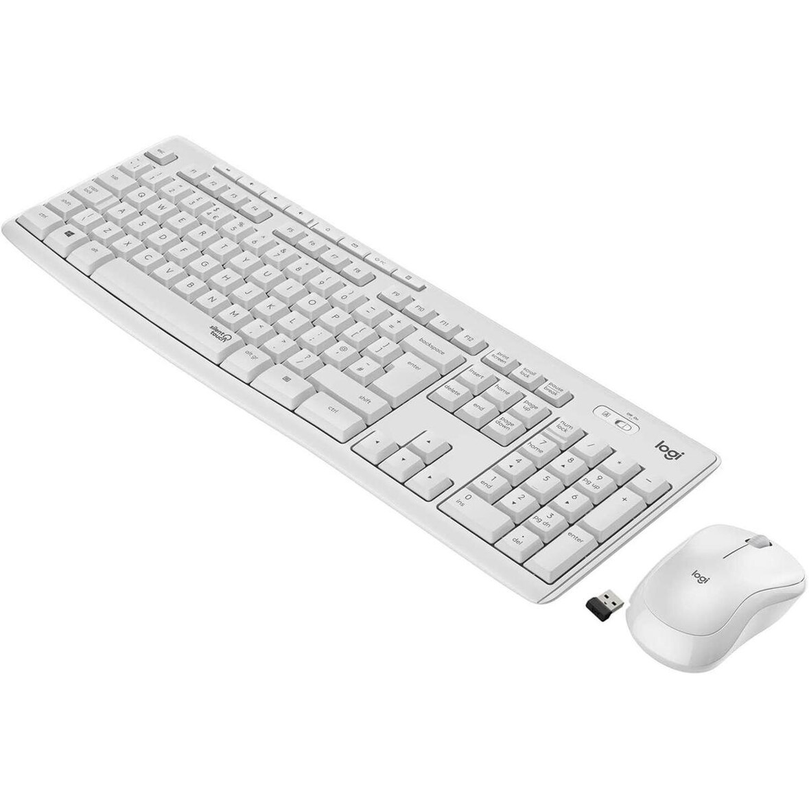 Logitech Mk295 Kit Mouse E Tastiera Wireless Wifi Layout Uk Inglese Silent