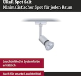 thumbnail of Paulmann URail Schienenspot Salt Einzelspot  GU10  max. 10W  dimmbar 230V Chrom matt 95634