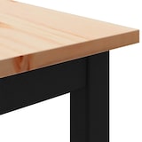 thumbnail of vidaXL Esstisch Natur 110 x 55 x 75 cm Massives Kiefernholz