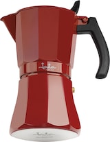 thumbnail of Cafetera de aluminio JATA HCAF2012 de 12 tazas. Apta para todas las cocinas, incluida inducción. Asa maciza especial antiquemaduras