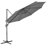 thumbnail of SVITA Zwenkparasol 3m met beschermhoes Parasolstandaard opvulbaar 4-delige kantelparasol Zwenkparasol grijs