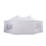 thumbnail of METRO PROFESSIONAL Tendone pieghevole con parete laterale Milano, acciaio/poliestere, 6.8 x 5 m, idrorepellente, bianco