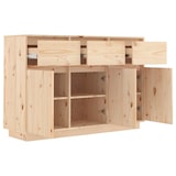 thumbnail of vidaXL Sideboard 110x34x75 cm Massivholz Kiefer