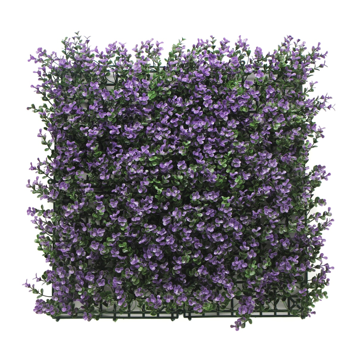 Bonerva | Jardín Vertical Buxus Lavanda | Pack 4 Piezas 50x50cm (1m²) | Planta artificial decoración oficina, hotel, restaurante| MAL1203