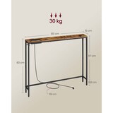 thumbnail of Helloshop26 - Mesa de apoio com régua de tomadas mesa lateral 15 x 100 x 80 cm 1 gancho fácil montagem para hall de entrada/sala de 12_0007501