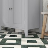 thumbnail of kleankin mueble para debajo del lavabo armario lavabo con pie armario bajo con 2 puertas y estante ajustable estilo moderno 60x30x60 cm gris