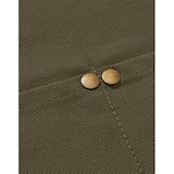 thumbnail of PROVENCE - Crossover Eyelets Bib Apron with Pocket: One Size / Olive