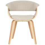 thumbnail of Set di 2 sedie da pranzo Bruce in tessuto Natura/crema