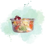 thumbnail of ECOLOMIQUE - 50 Pcs - Pot Deli rond PLA transparent - 600 ml, Diam: 14,3 cm, Hauteur: 5,5 cm - ECO210DERD20