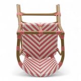 thumbnail of Silla alta bebé RIVOLI - Trenzado Rosa y Blanco