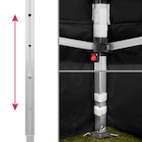 thumbnail of tectake Gazebo pieghevole Viola 3x6 m con 2 elementi laterali - nero - 403159