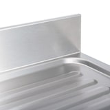 thumbnail of Romux® Évier en Acier Inoxydable avec 1 Cuve et Égouttoir à Droite 1400x700x850 mm Démontable | Évier Industriel | Plonge Inox Professionnelle