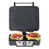thumbnail of Mesko MS 3050 Contact Grill Plancha de Asar Doble, Tapa Basculante 180° Apertura, Placas antiadherentes, Termostato Regulable, Recoge- grasa, 2500W