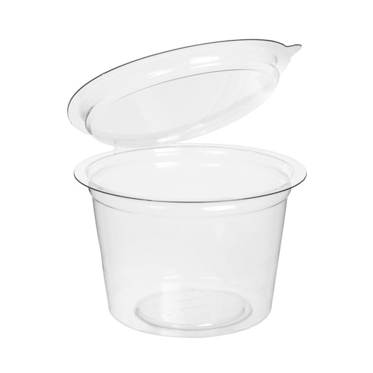 MONOUSO - Contenitore Tondo Coperchio APET Transparente 100ml (405 Pezzi)