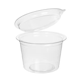 thumbnail of MONOUSO - Contenitore Tondo Coperchio APET Transparente 100ml (405 Pezzi)