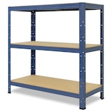 thumbnail of shelfplaza HOME 100x80x60 cm Schwerlastregal in blau mit 3 Böden und 175 kg Traglast pro Boden