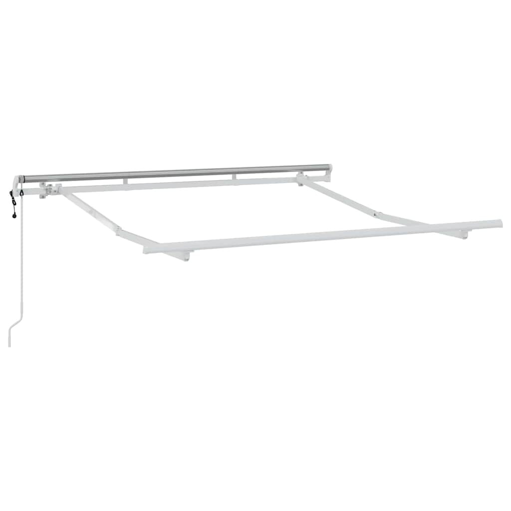 vidaXL Markisenrahmen Weiß 2,5 x 2 m Metall