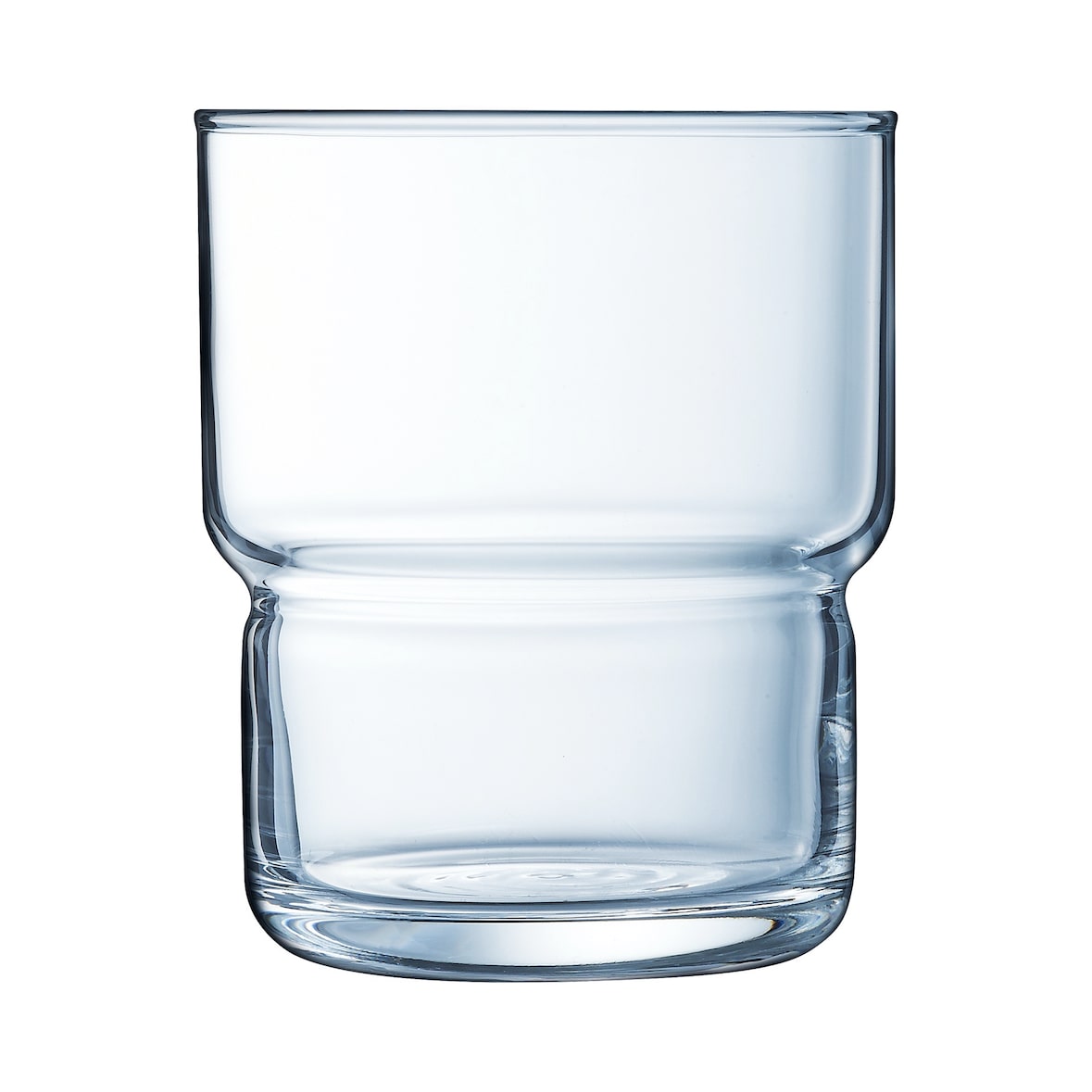 Arcoroc Log Tumbler, Trinkglas, stapelbar, 270ml, Glas gehärtet, transparent, 6 Stück