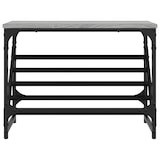 thumbnail of Mueble zapatero madera de ingeniería gris Sonoma 60x30x45 cm