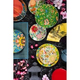 thumbnail of Excelsa service 18 assiettes La Via Della Seta porcelaine multicolore