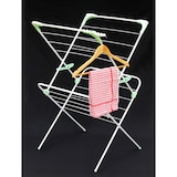 thumbnail of DanDiBo Wäscheständer Turm klappbar 2 Ebenen Standtrockner 93919 Wäschetrockner Wäscheturm Faltbar Schmal Metall ohne Rollen Zusammenklappbar