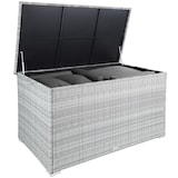 thumbnail of tectake Baú de armazenamento de alumínio OSLO 145x82,5x79,5cm XXL cinzento claro - 404248